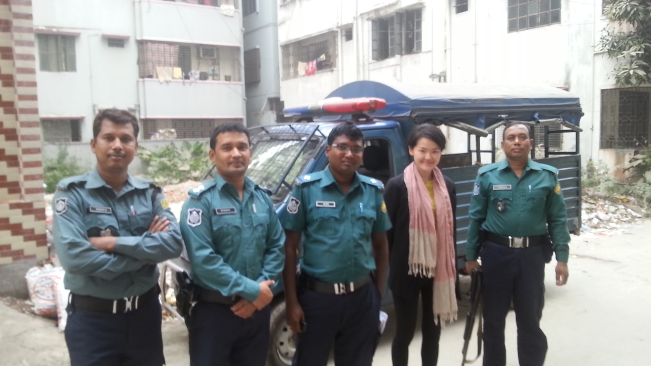 Read more about the article Bangladesh: Thank you for the police escorts